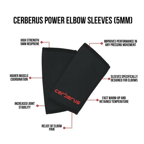 Image of Неопренові налокітники Cerberus POWER 5мм