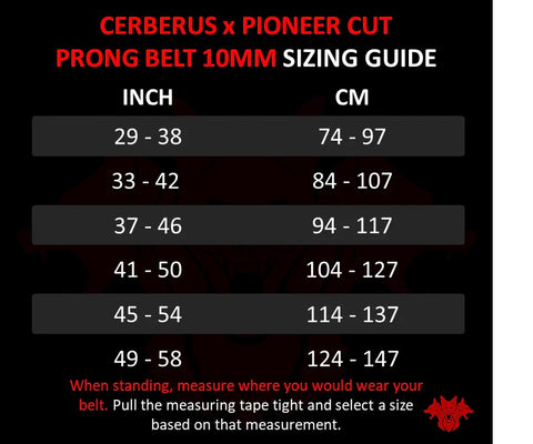 Image of Пояс для пауерліфтингу на пряжці CERBERUS X Pioneer (10mm)