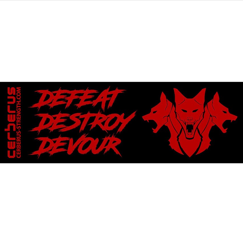 Банер DEFEAT DESTROY DEVOUR